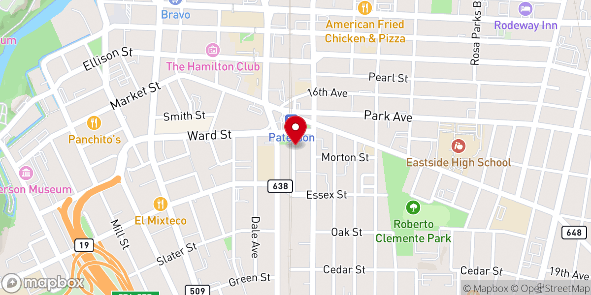 Map showing location of United by the Kingdom Community Center Inc