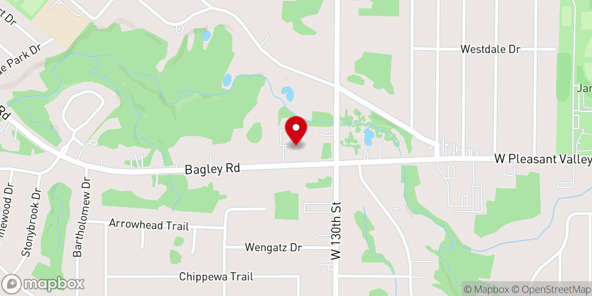 Map showing location of Pleasant Hills United Methodist Church