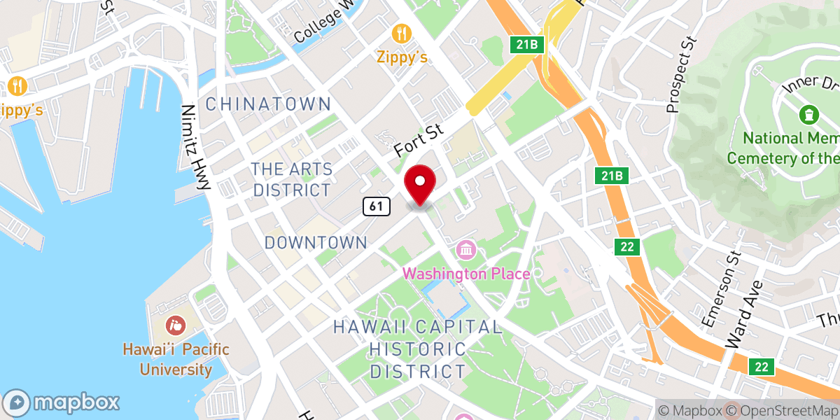 Map showing location of Holy Warriors at Work Worldwide Corporation