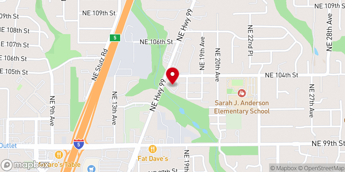 Map showing location of North Creek Church - The Coffee Church