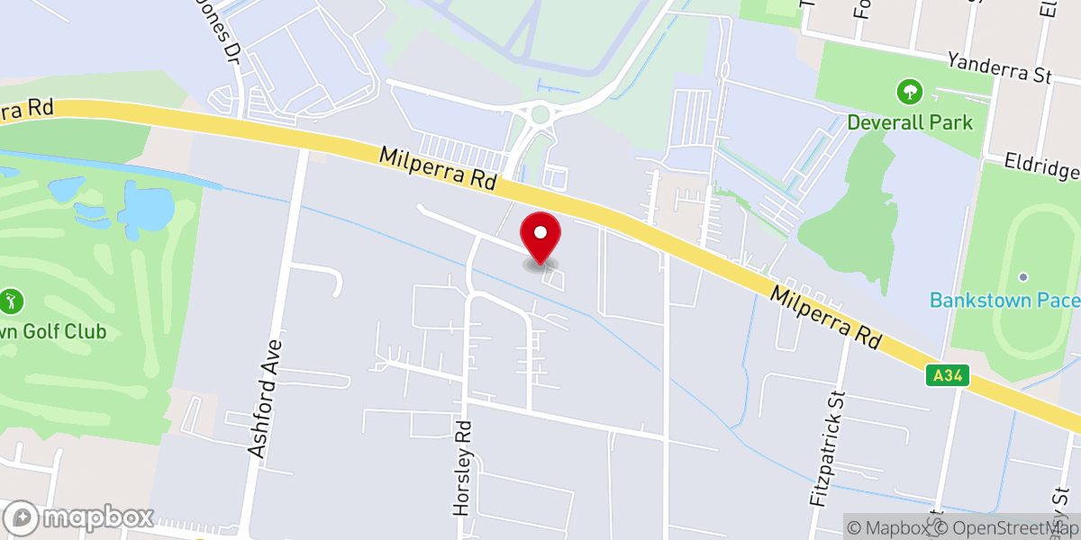 Map showing location of Open Bible Baptist Church