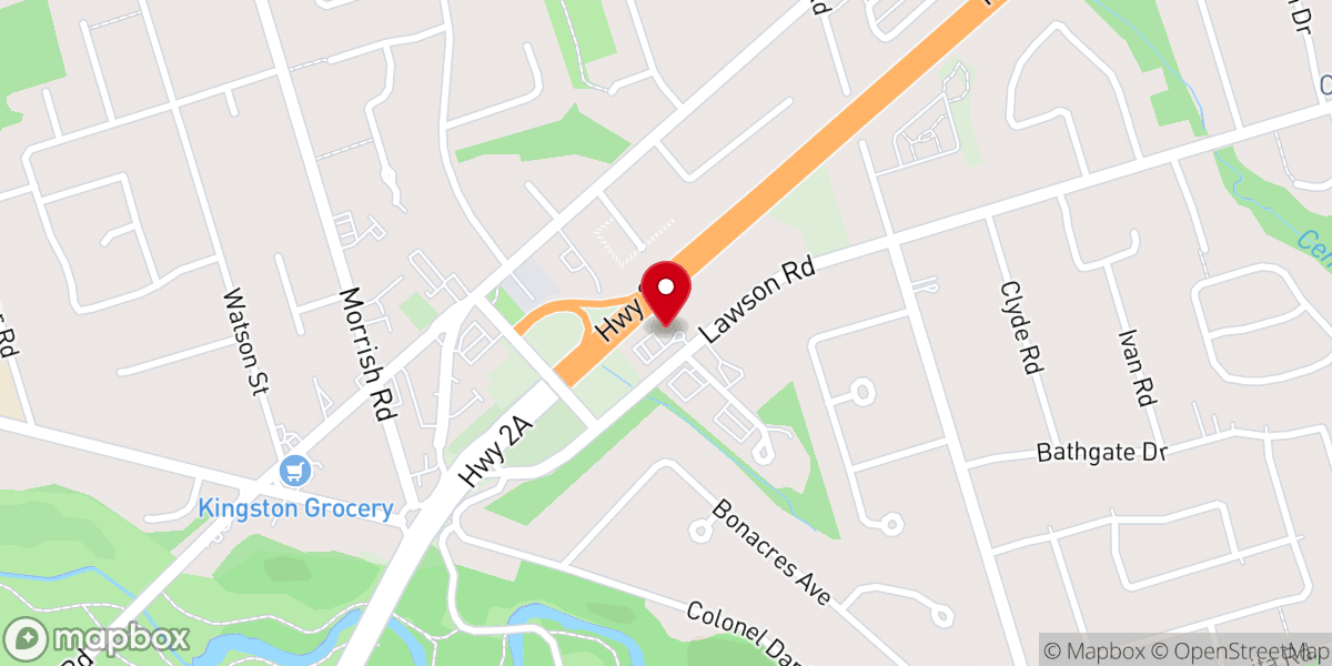 Map showing location of Pentecostal Assembly of Toronto