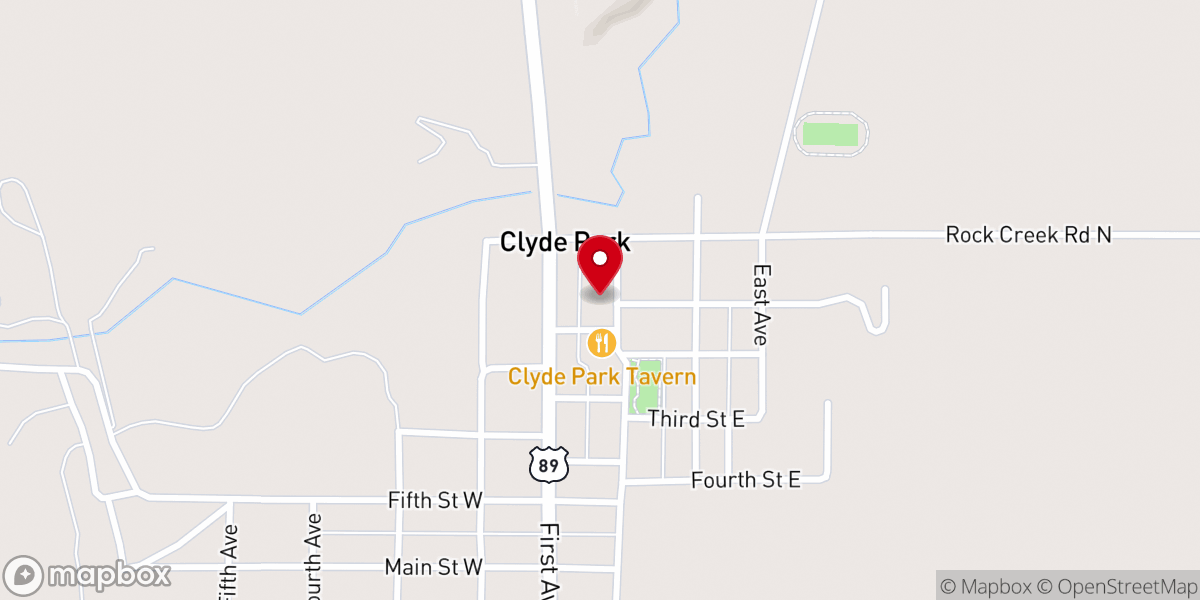Map showing location of SHIELDS VALLEY COMMUNITY CENTER