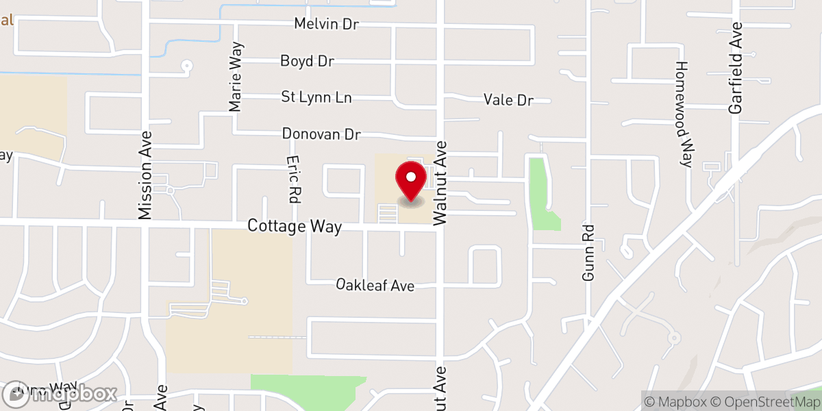 Map showing location of Our Lady of the Assumption Parish