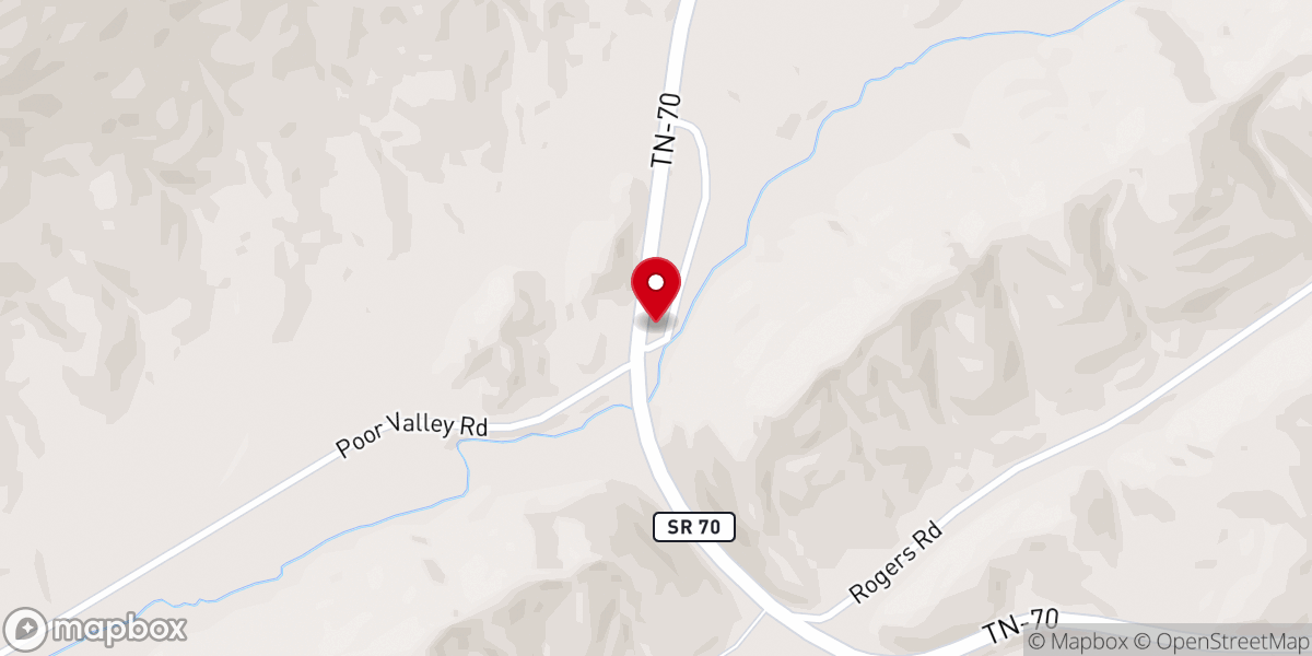 Map showing location of Klepper Chapel