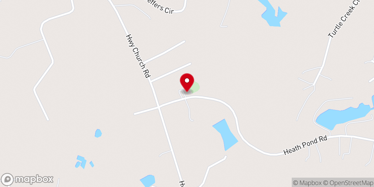 Map showing location of Highway Pentecostal Holiness Church