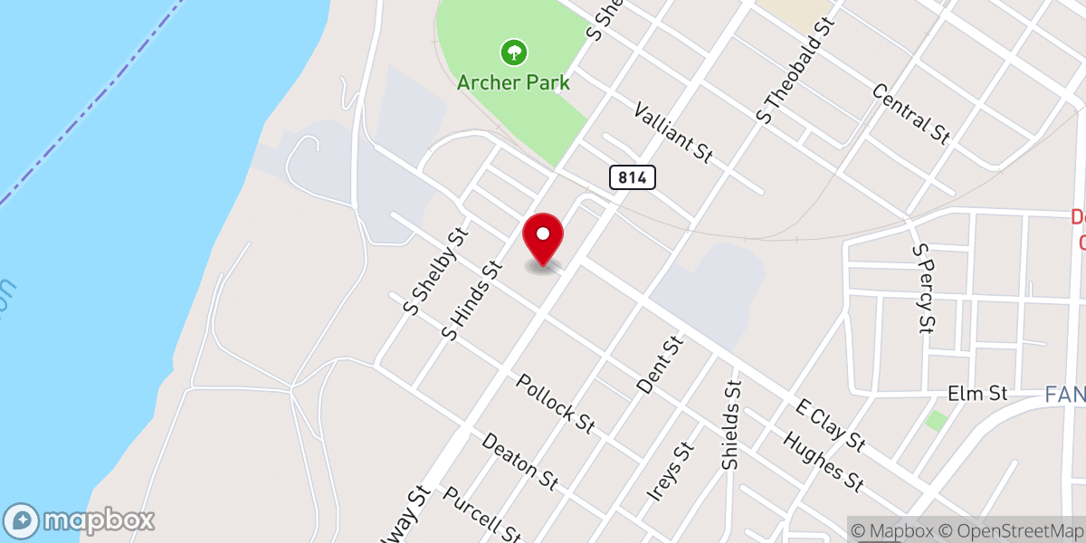 Map showing location of Revels Memorial United Methodist