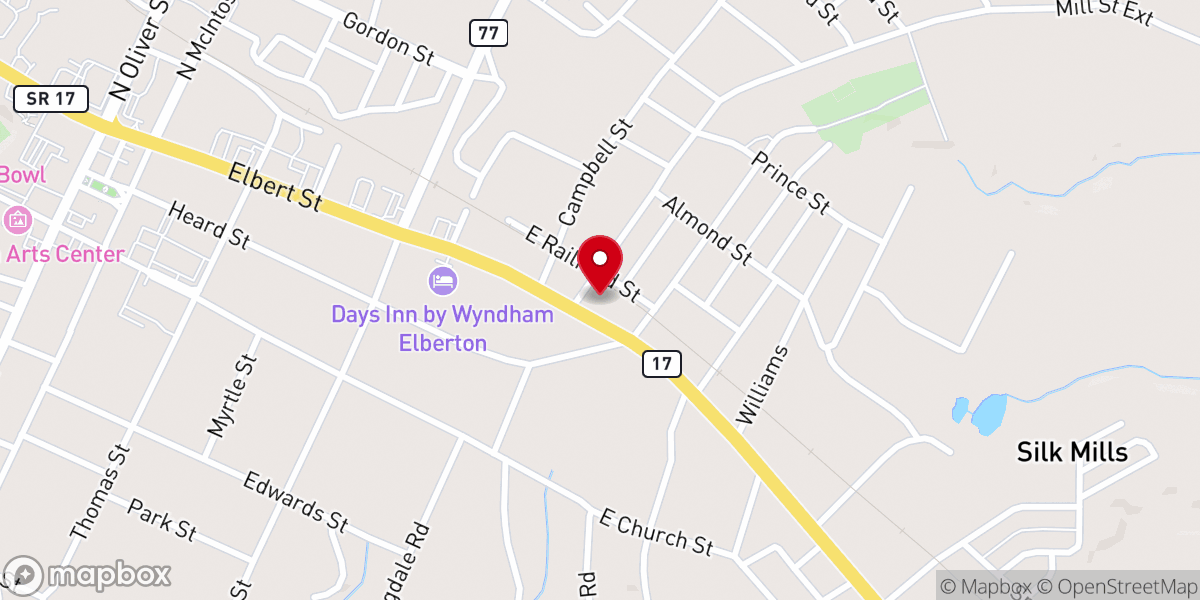 Map showing location of Divine Connections Ministries