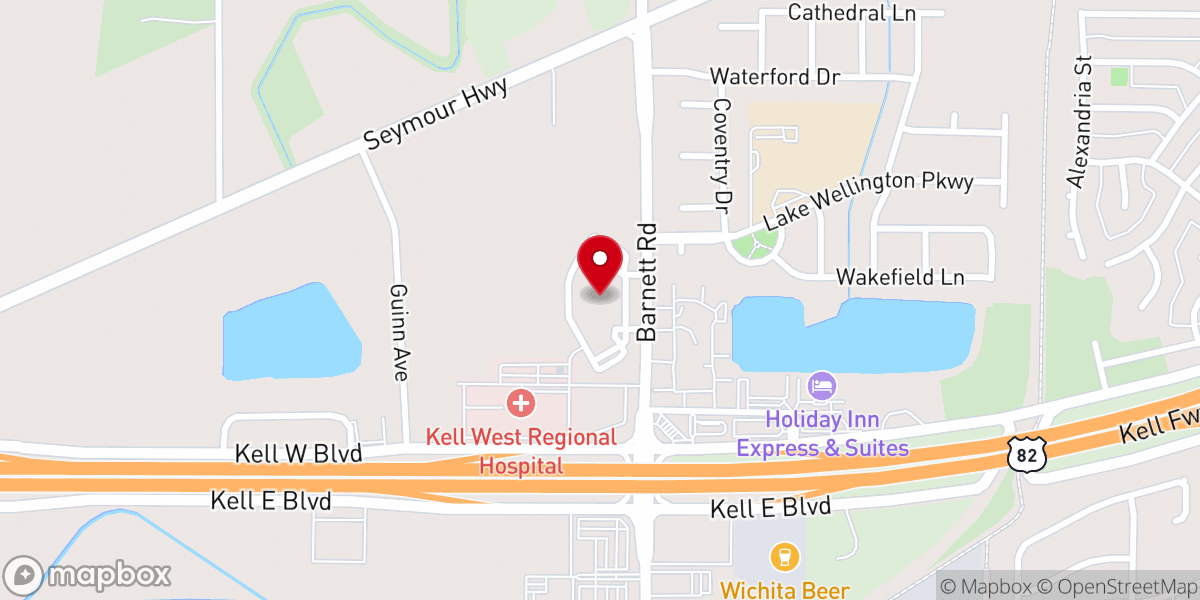 Map showing location of Evangel Temple