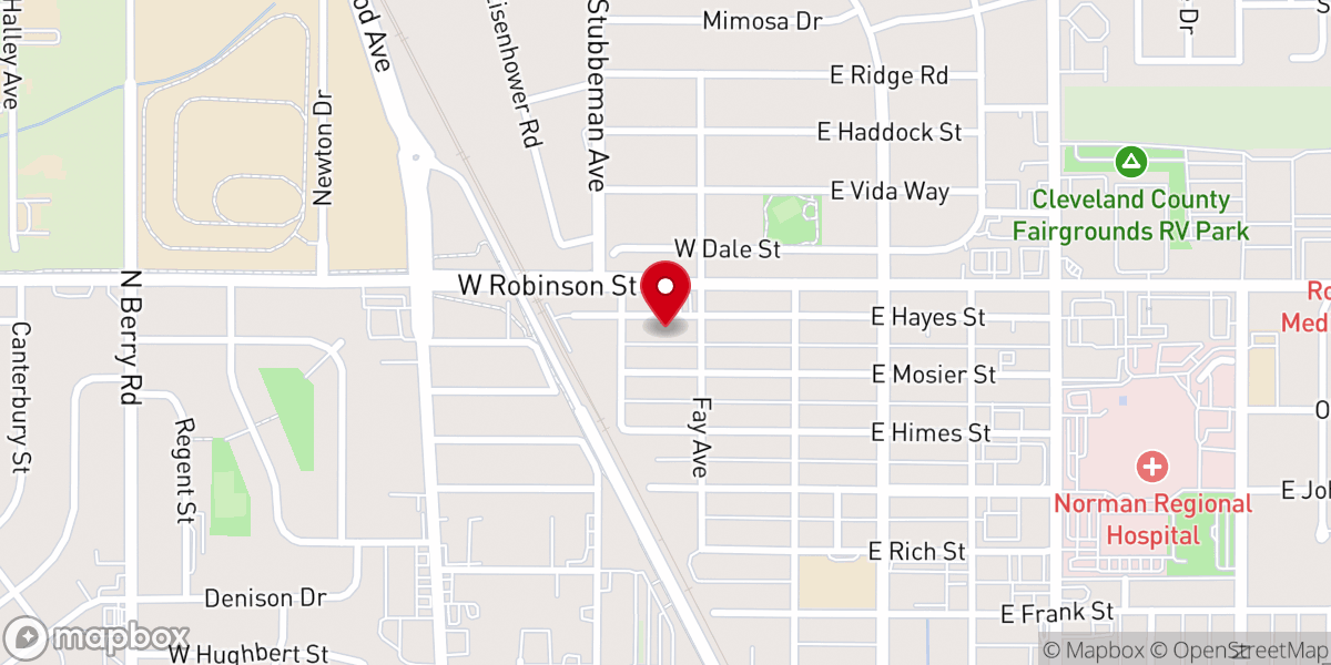 Map showing location of Goodrich Memorial United Methodist Church