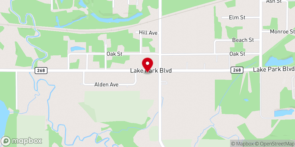 Map showing location of Lifeline Pentecostal Church