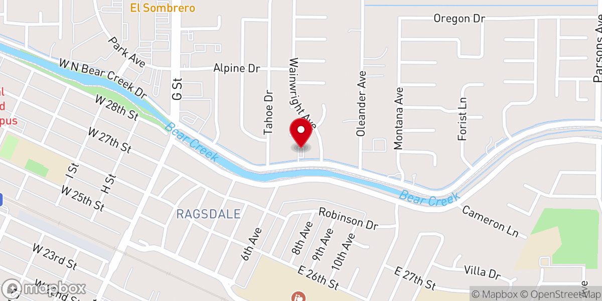 Map showing location of Jubilee Covenant Church