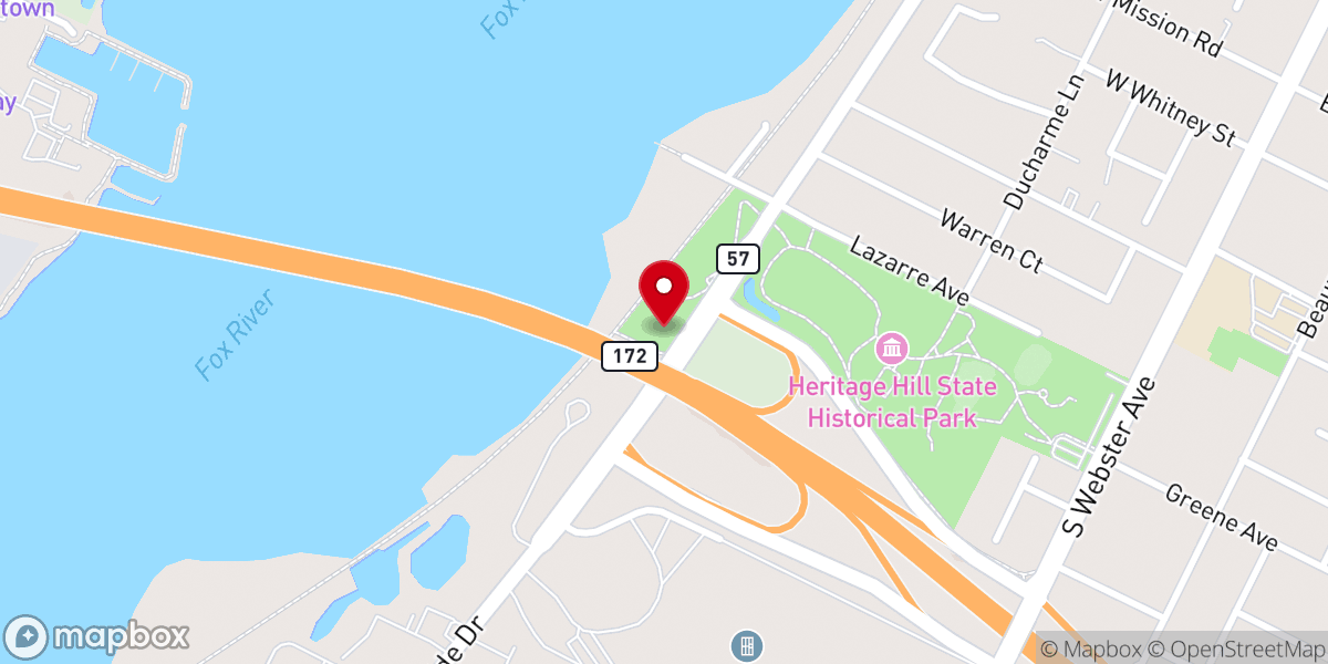 Map showing location of Bark Chapel