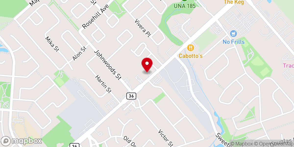 Map showing location of Ottawa-Hull Cambodian Buddhist Association