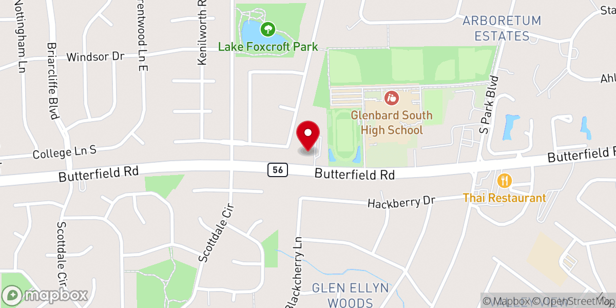 Map showing location of St Luke Lutheran Church