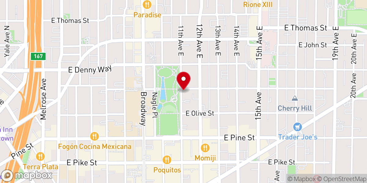 Map showing location of Calvary: The Hill Church