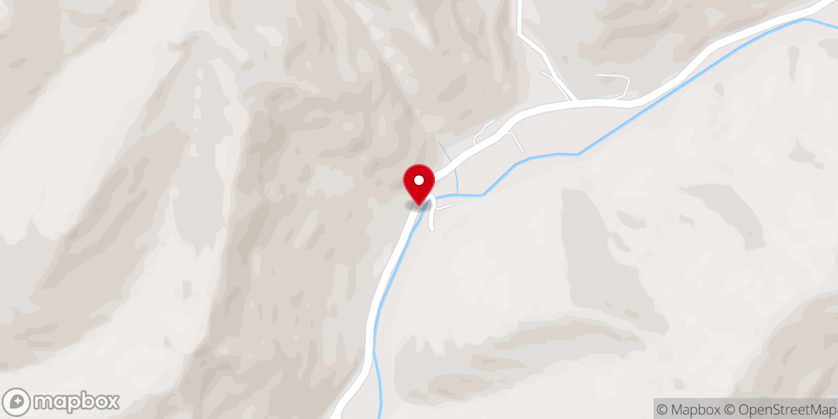Map showing location of Cedar Chapel