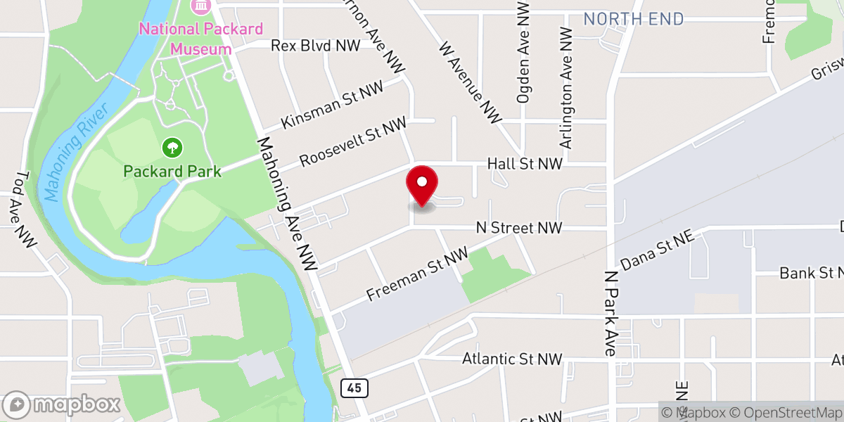 Map showing location of Rock of Grace Family Ministries - Warren Campus