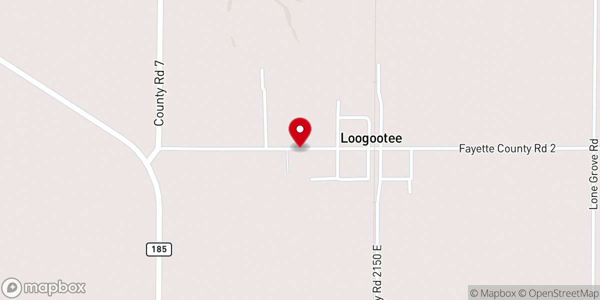 Map showing location of Zion Lutheran Church