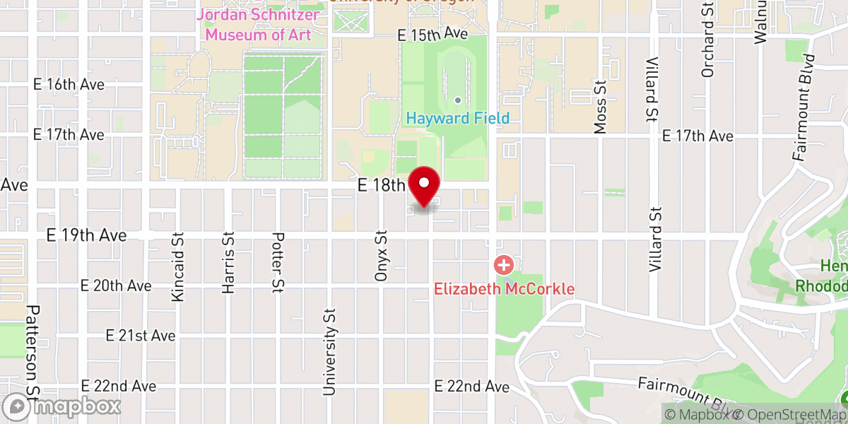 Map showing location of St. Thomas More Newman Center