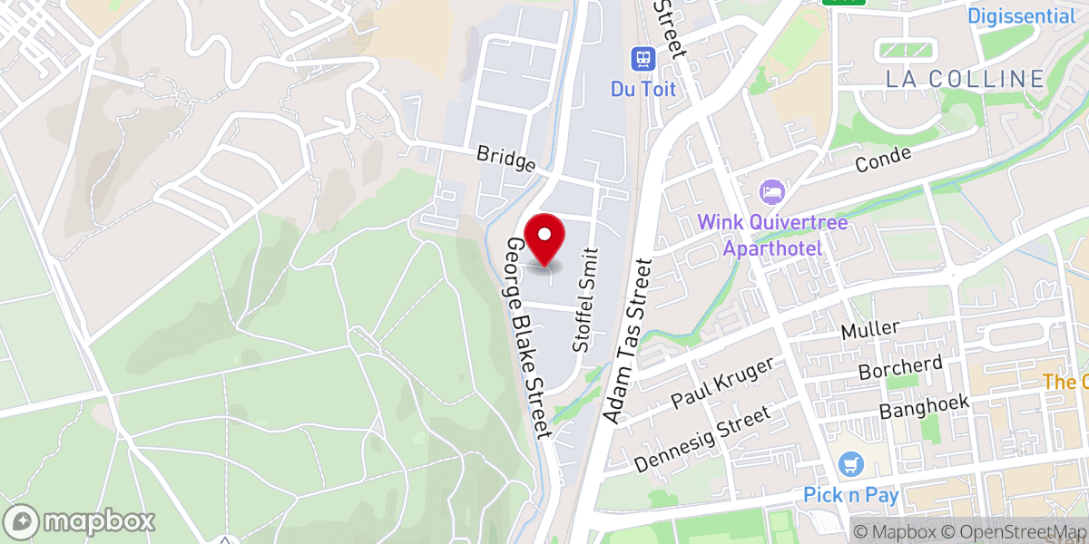 Map showing location of The Bay Christian Family Church Stellenbosch Live