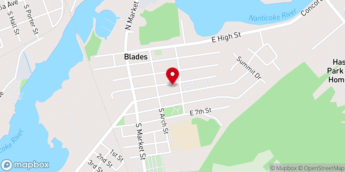 Map showing location of Christian Life Church