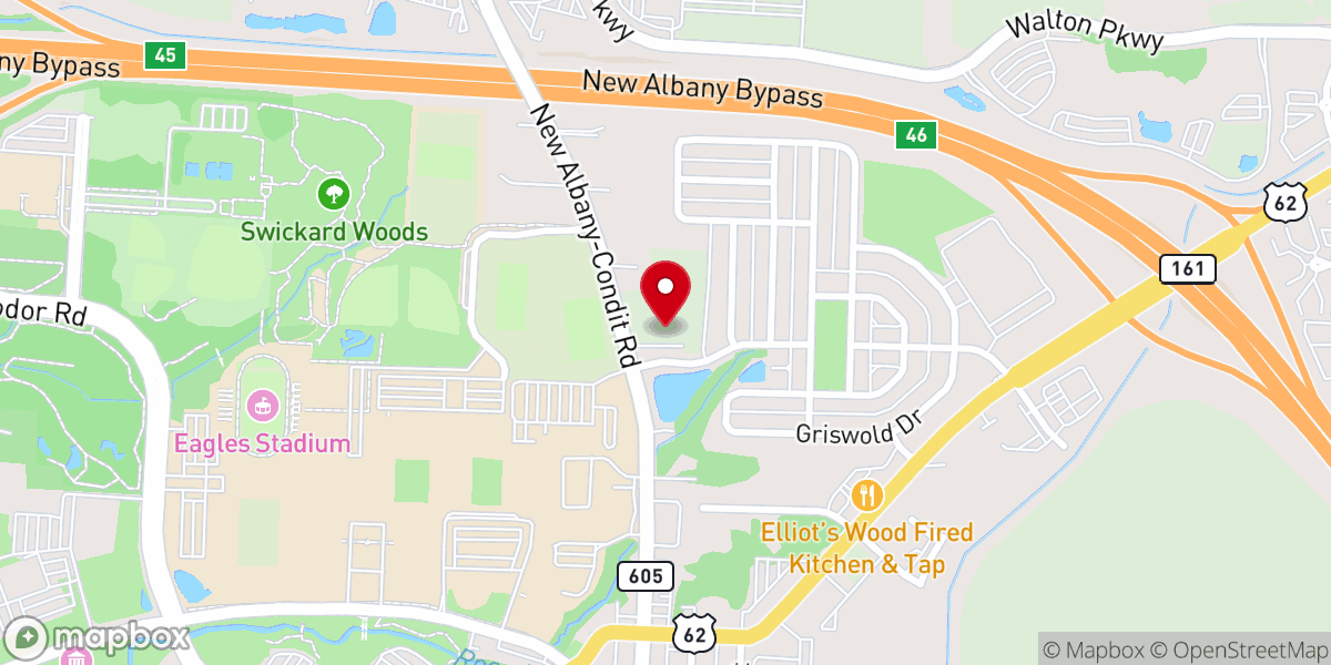 Map showing location of LifeSigns Deaf Baptist Church