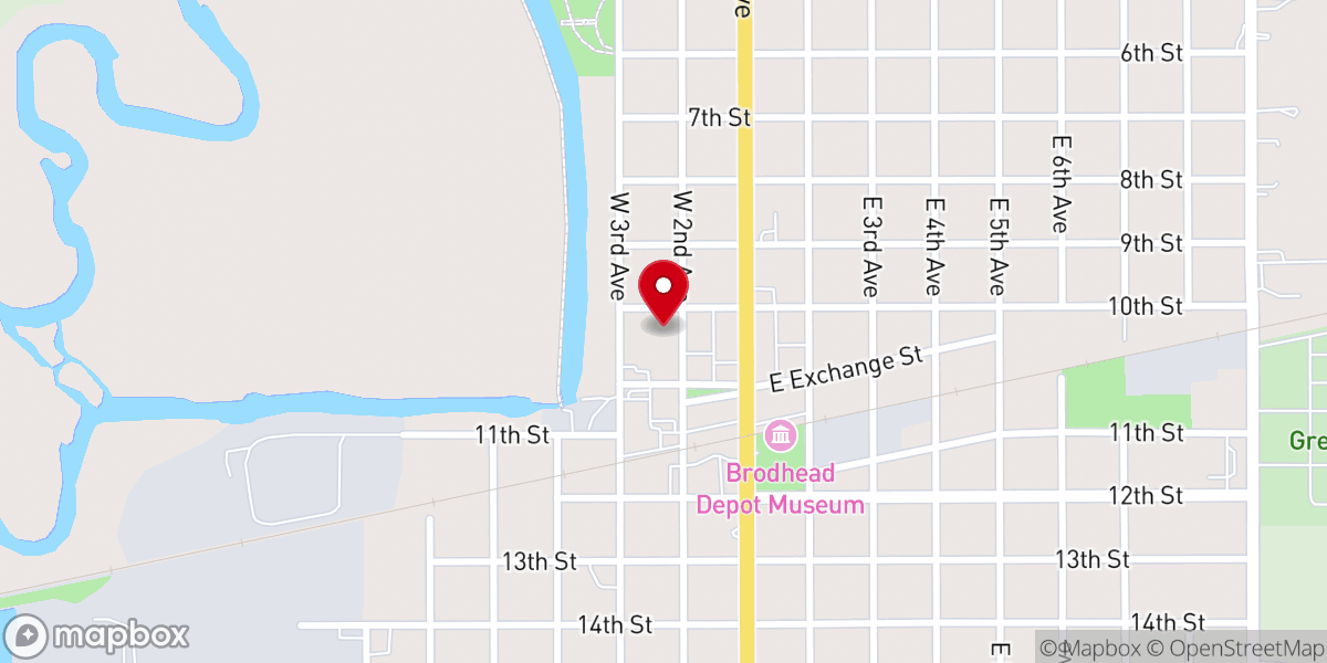 Map showing location of St. Rose of Lima Catholic Church