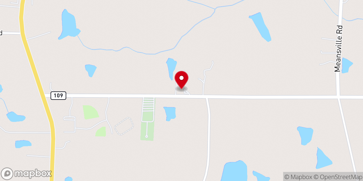 Map showing location of Life Springs Methodist Church