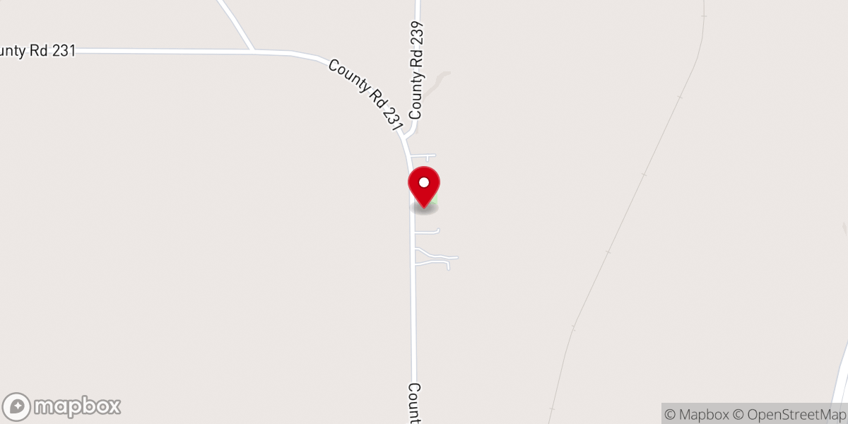 Map showing location of Moore Church