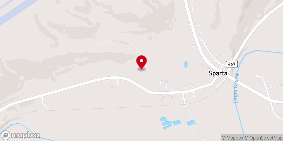 Map showing location of Community of Faith Church