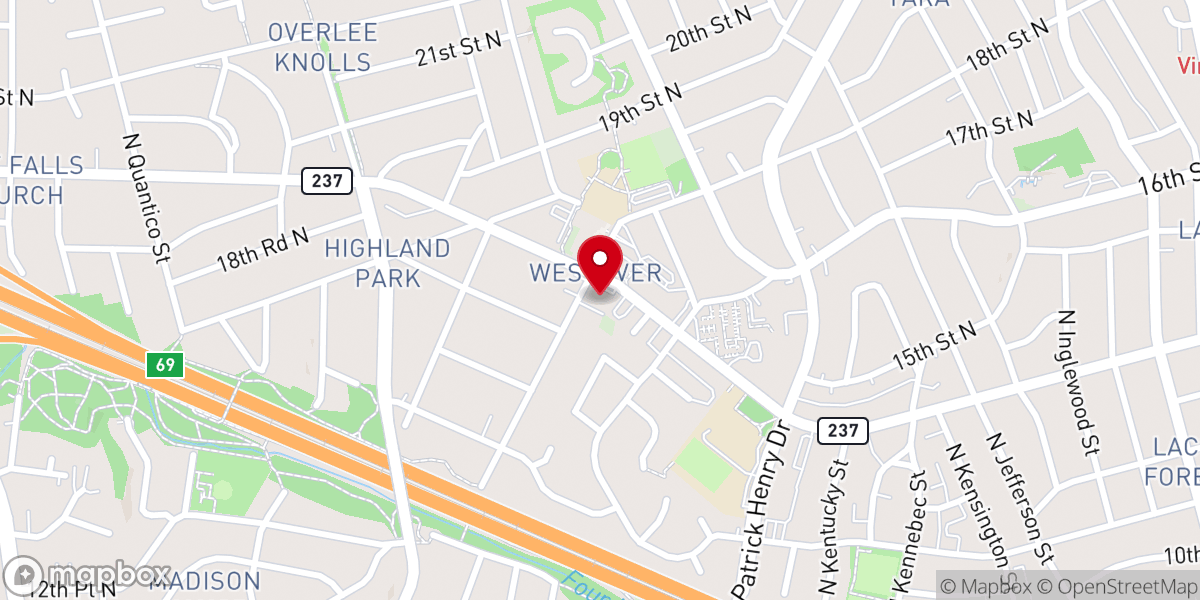Map showing location of Village Sweet