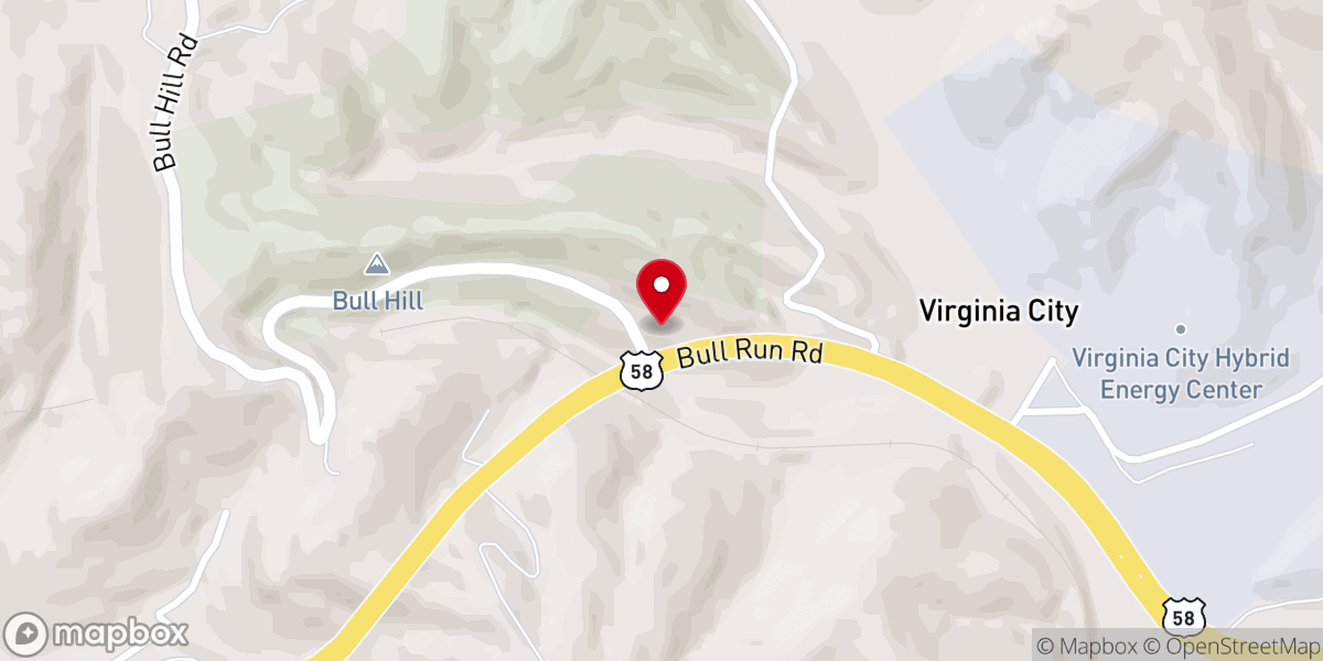 Map showing location of Stallard Memorial Freewill