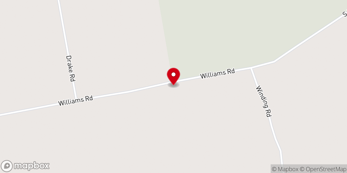 Map showing location of Clearwater Spiritualist Church