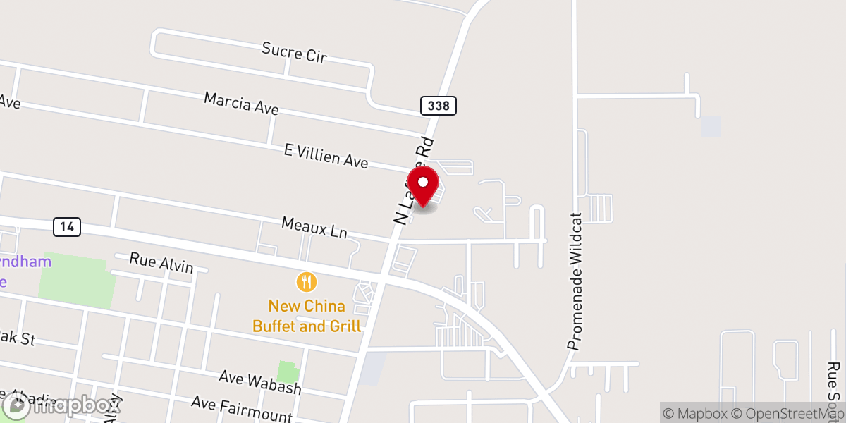 Map showing location of New Life Church