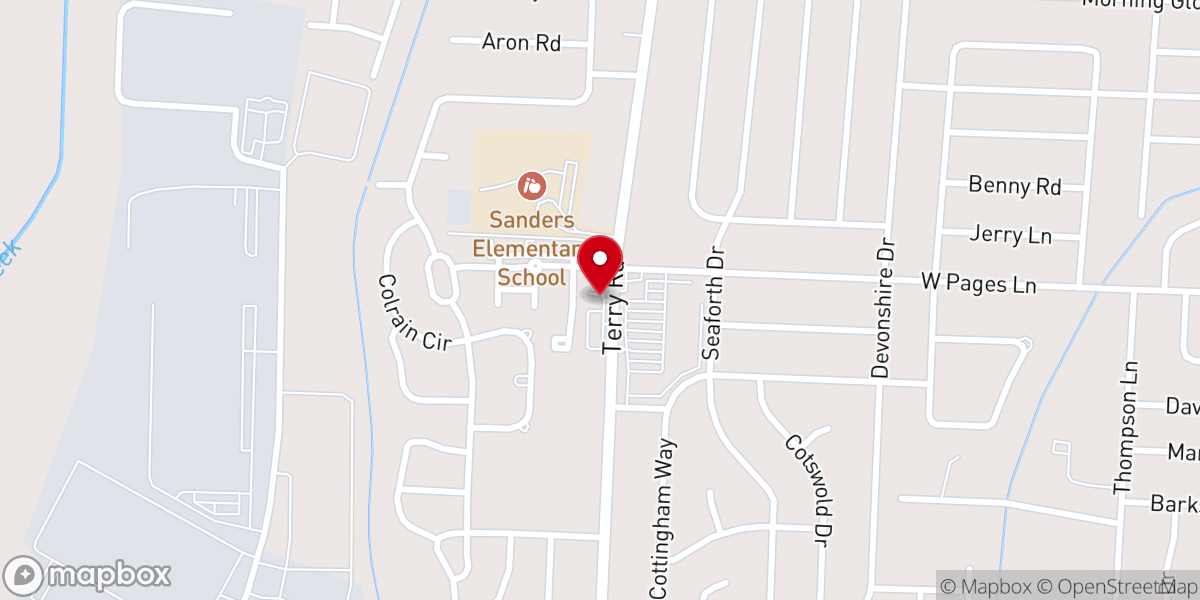 Map showing location of Southwest Community Ministries