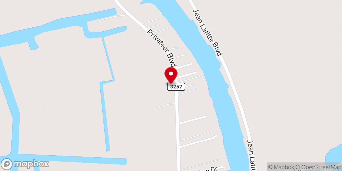 Map showing location of United States Postal Service