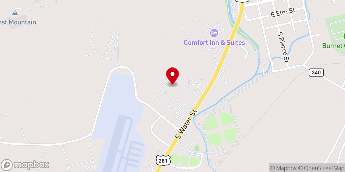 Map showing location of Hill Country Fellowship Christian Academy