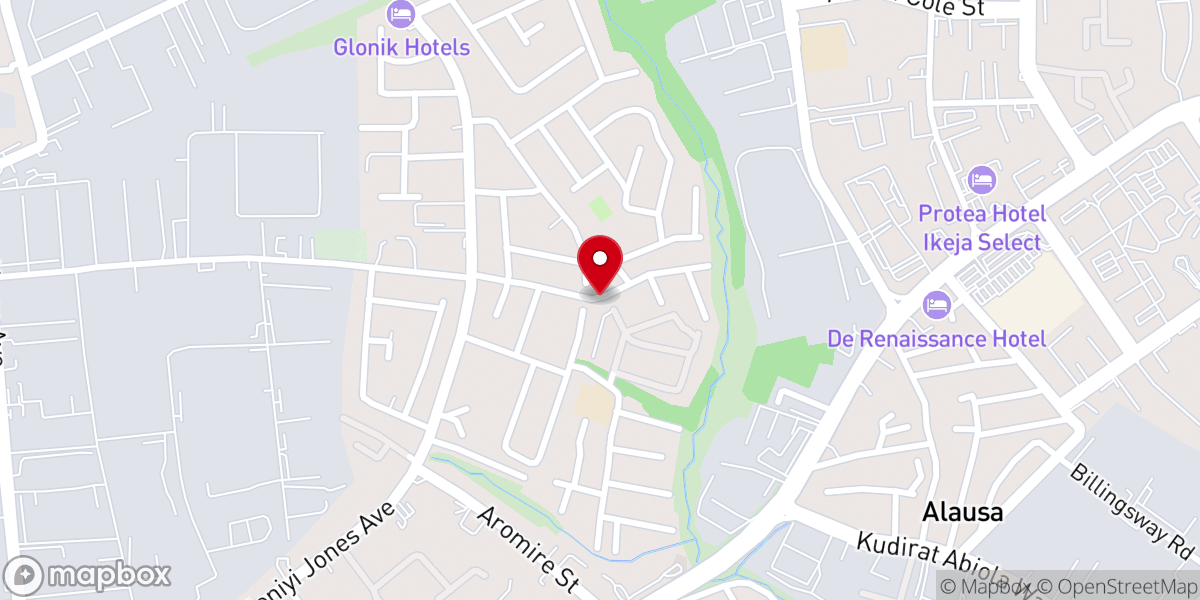 Map showing location of The Redeemed Christian Church Of God, Redemption Assembly