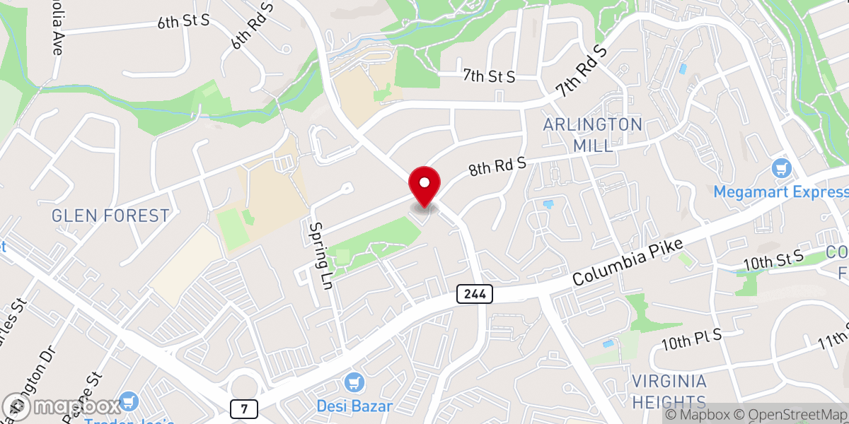 Map showing location of Church of God
