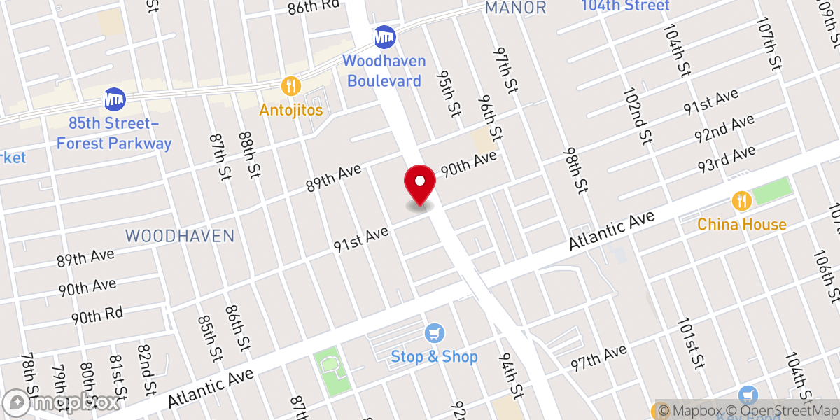 Map showing location of Iglesia Cristiana Jesus Vive