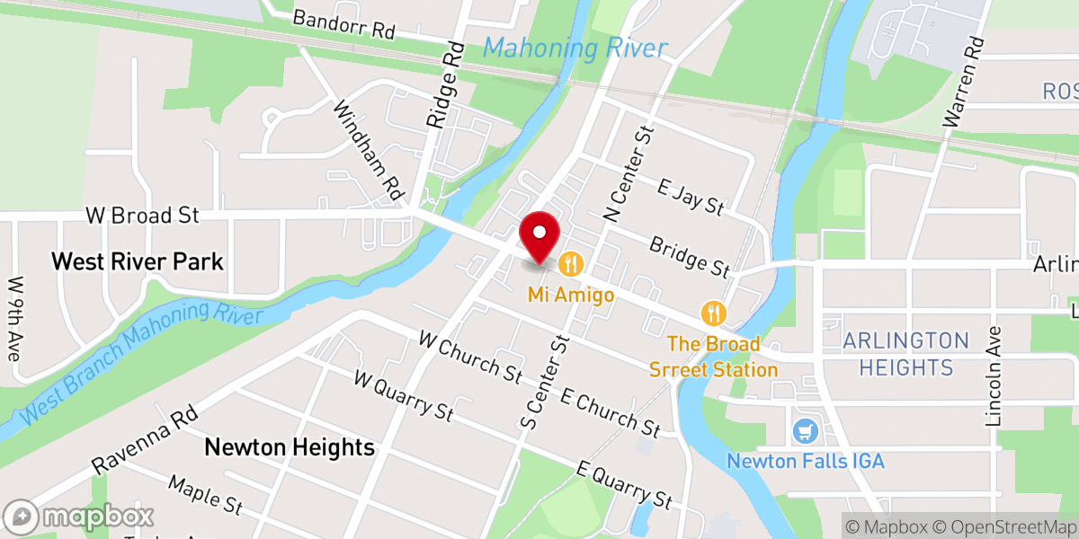 Map showing location of Church Mouse Thrift Shoppe