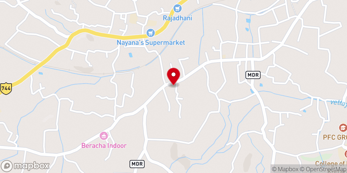 Map showing location of Sacred Heart Malankara Catholic Church, Neeleswaram