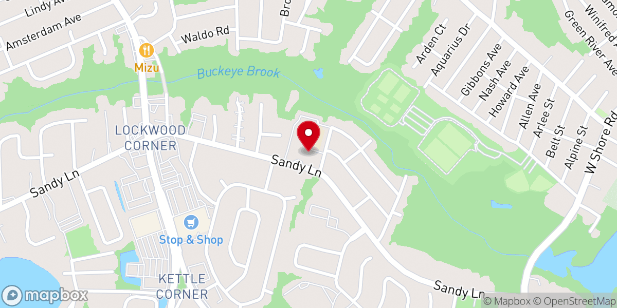 Map showing location of Saint Kevin Roman Catholic Parish