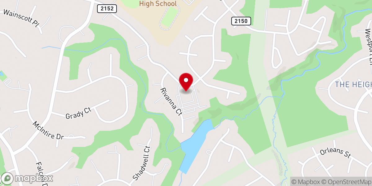 Map showing location of Saint Elizabeth Ann Seton Catholic Church