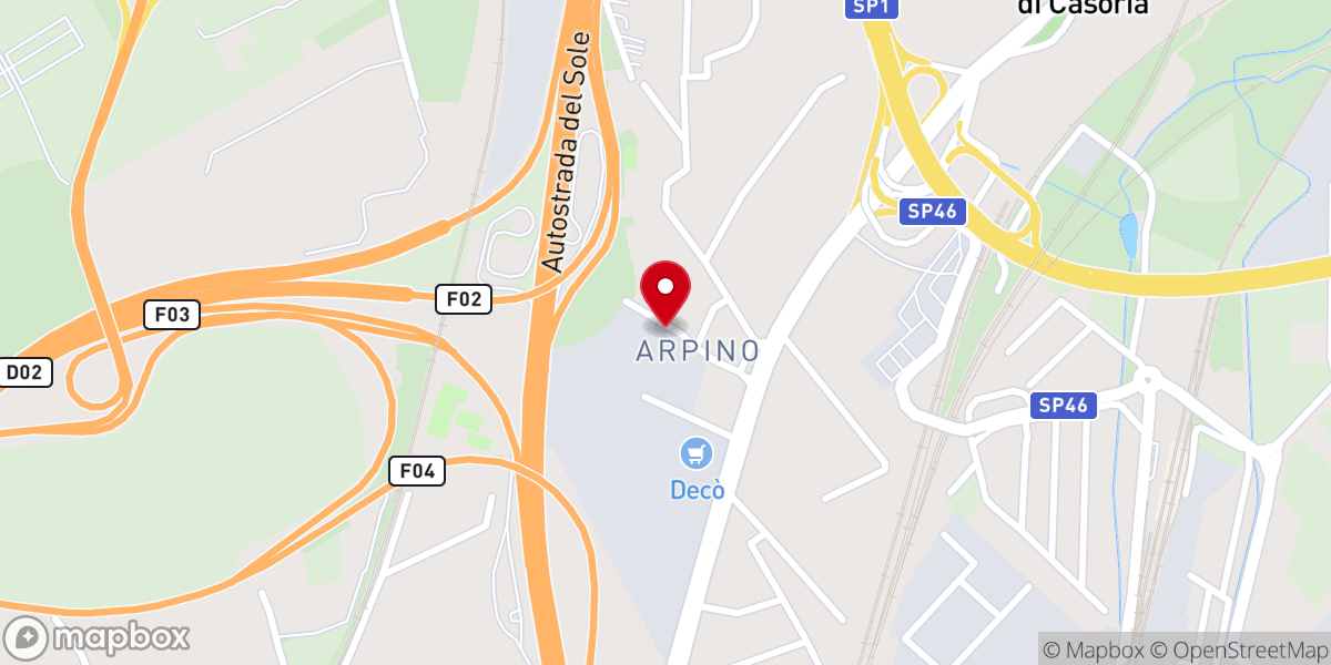 Map showing location of Chiesa Evangelica La Cittadella