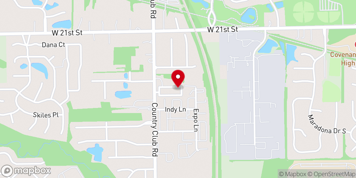 Map showing location of Christ Rehoboth Church