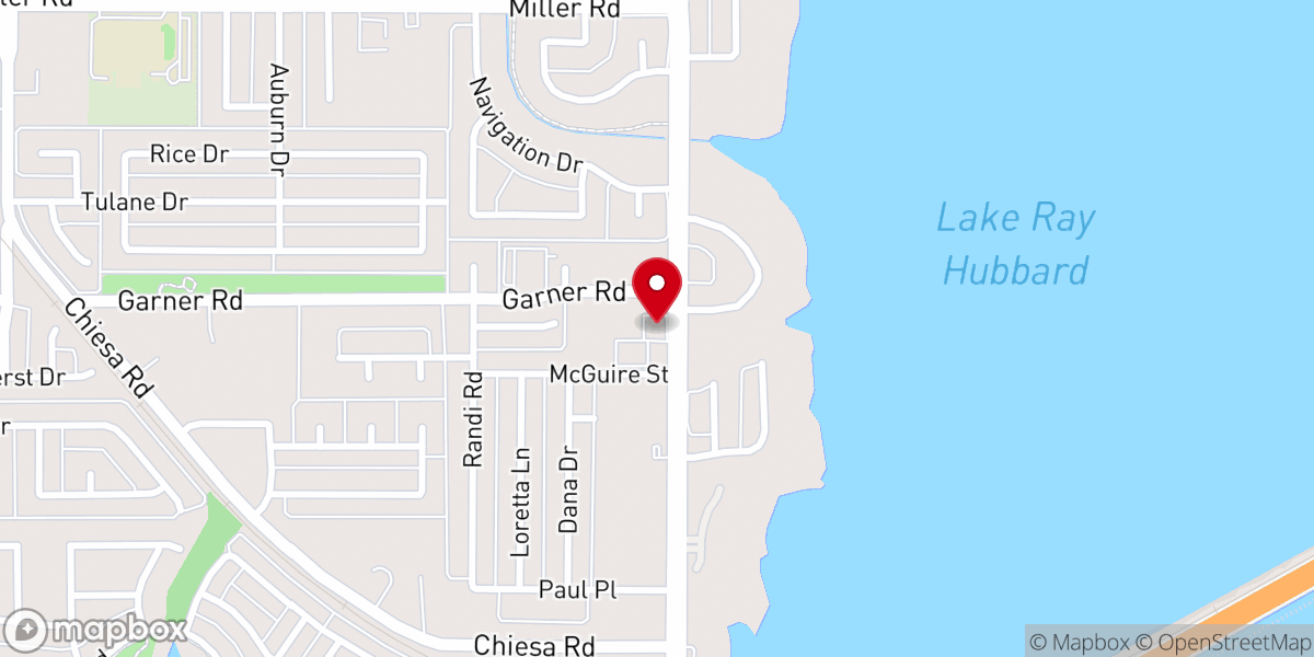 Map showing location of Zion Baptist Church
