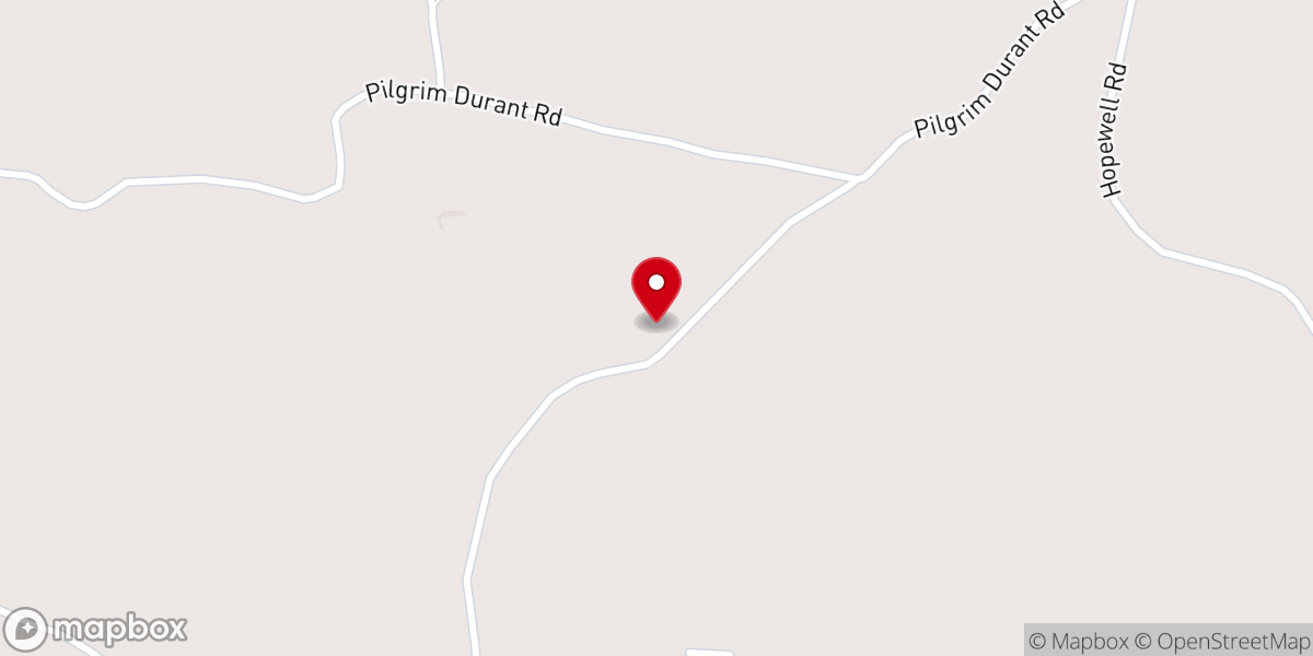 Map showing location of Spanish Oak Church