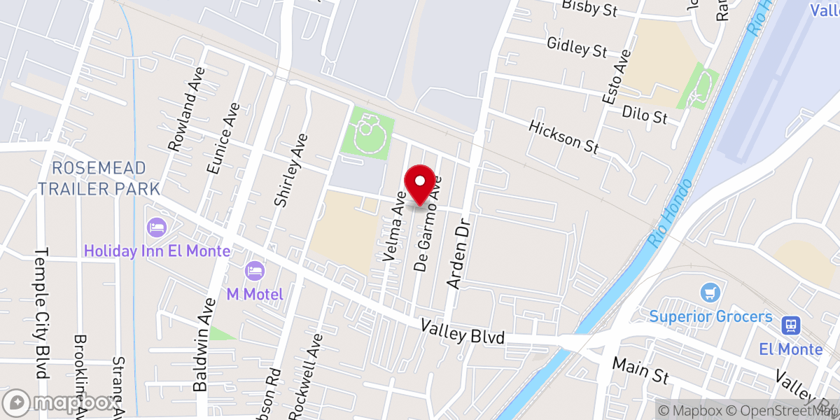Map showing location of Templo Bethel del Cladic